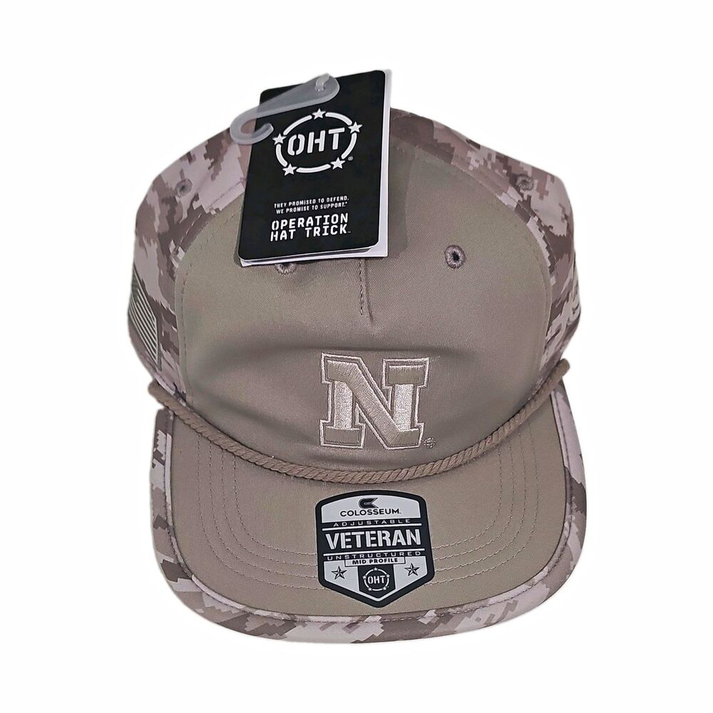 Nebraska Cornhuskers Colosseum OHT Battalion Podium Snapback Verteran Hat / Cap